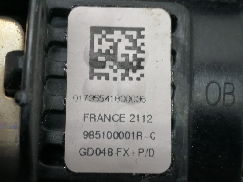 Recambio de airbag delantero izquierdo para renault laguna iii dynamique referencia OEM IAM 985100001RC 01735541800036 GD048FX 