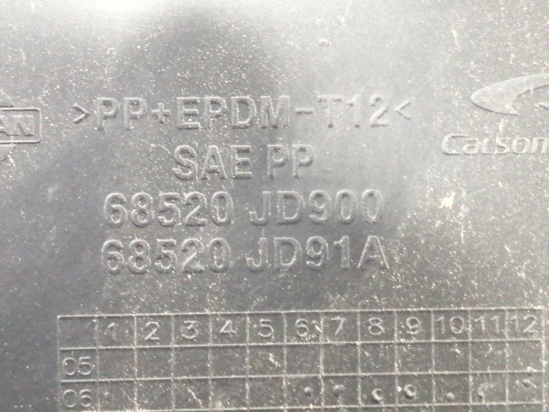 Recambio de guantera para nissan qashqai (j10) acenta referencia OEM IAM 68520JD900 68520JD91A 