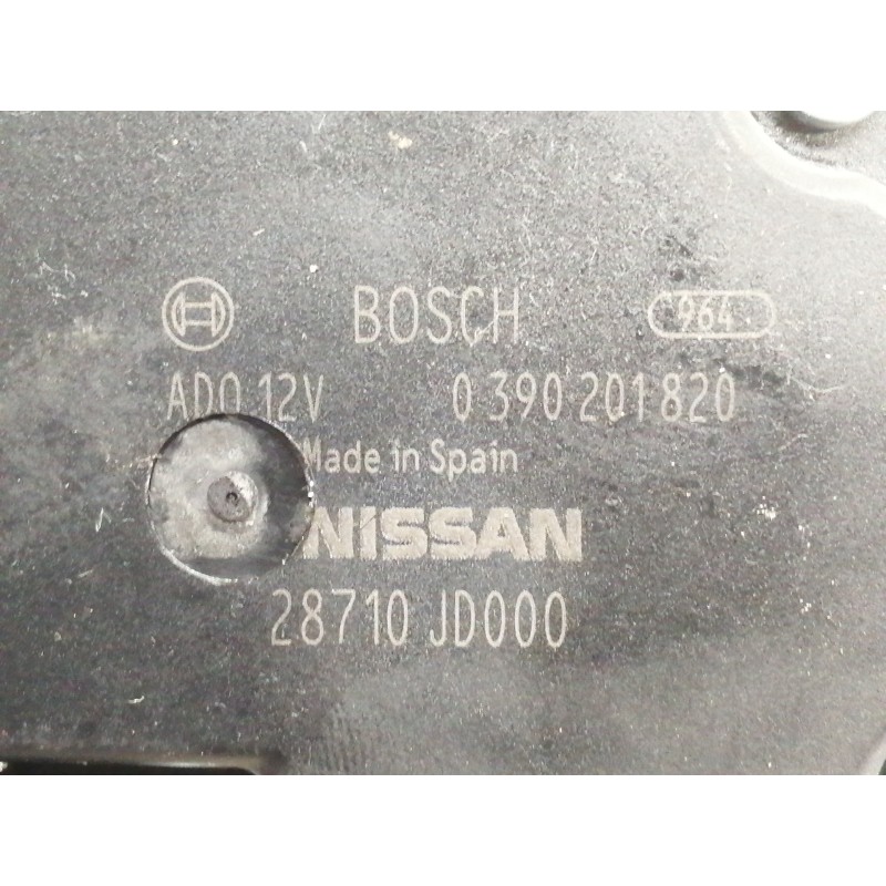 Recambio de motor limpia trasero para nissan qashqai (j10) acenta referencia OEM IAM 0390201820 28710JD000 