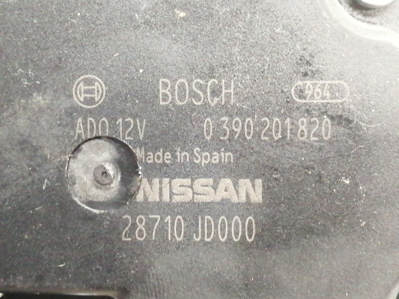Recambio de motor limpia trasero para nissan qashqai (j10) acenta referencia OEM IAM 0390201820 28710JD000 