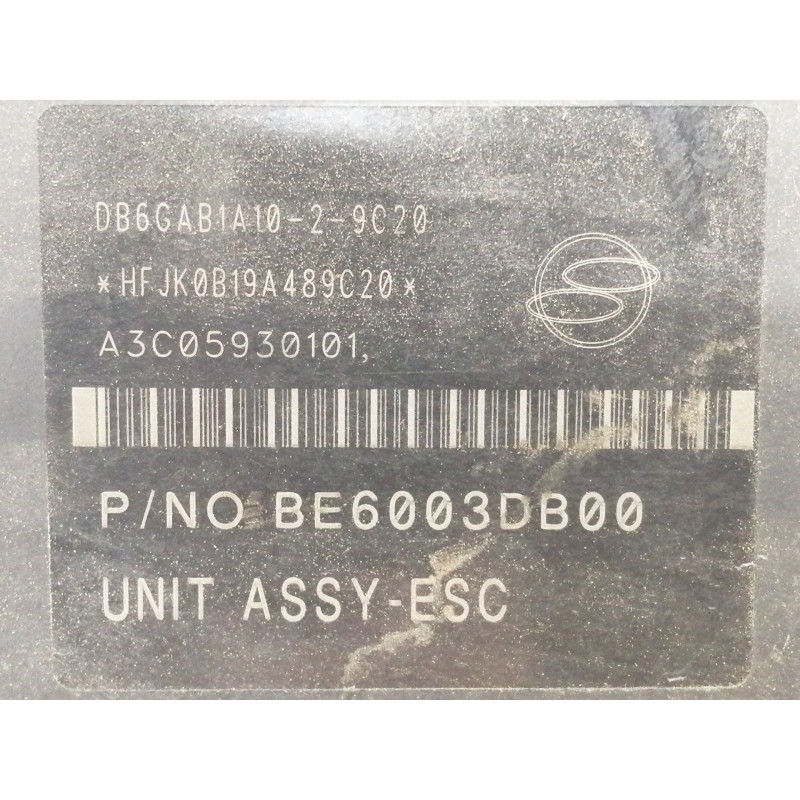 Recambio de abs para ssangyong tivoli limited 4x2 referencia OEM IAM A3C05930101 BE6003DB00 4892035800 BH6014DB800 DB6GAB1A1029C