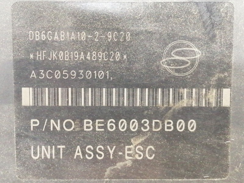 Recambio de abs para ssangyong tivoli limited 4x2 referencia OEM IAM A3C05930101 BE6003DB00 4892035800 BH6014DB800 DB6GAB1A1029C