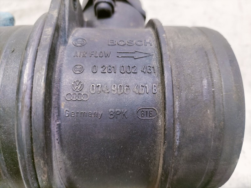 Recambio de caudalimetro para volkswagen touran (1t1) advance referencia OEM IAM 074906461B 0281002461 