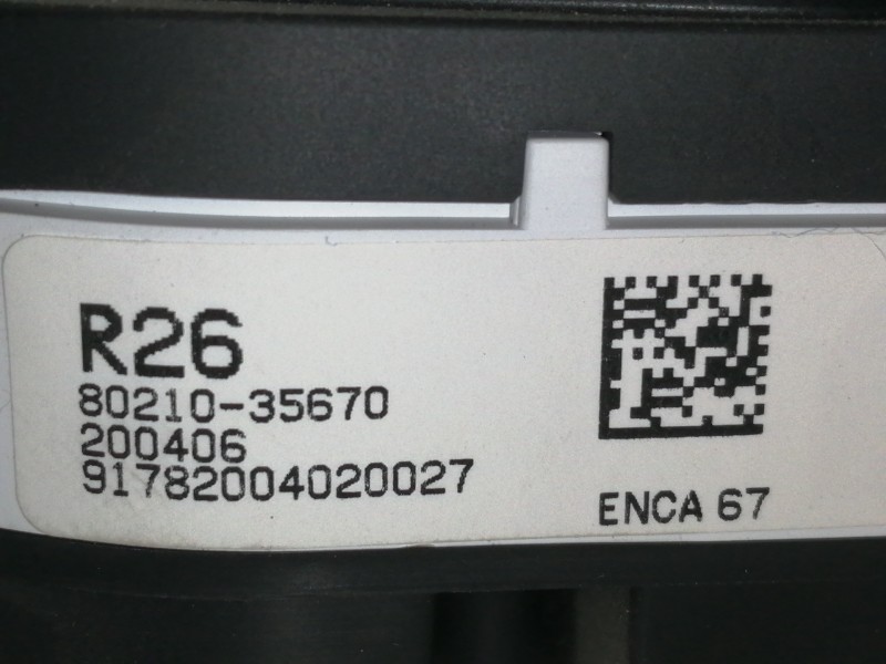 Recambio de cuadro instrumentos para ssangyong tivoli limited 4x2 referencia OEM IAM 8021035670 91782004020027 200406