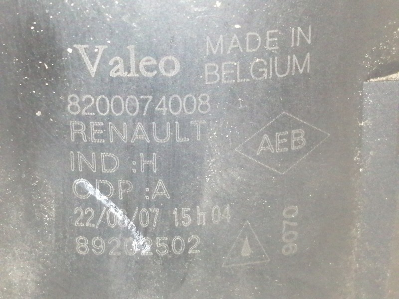 Recambio de faro antiniebla izquierdo para renault laguna iii dynamique referencia OEM IAM 89210094 8200074008 89202502 