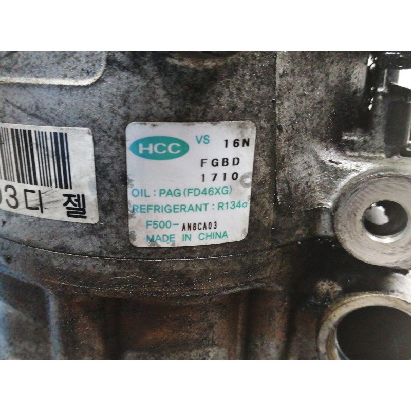 Recambio de compresor aire acondicionado para hyundai i30 comfort referencia OEM IAM AN8CA03  