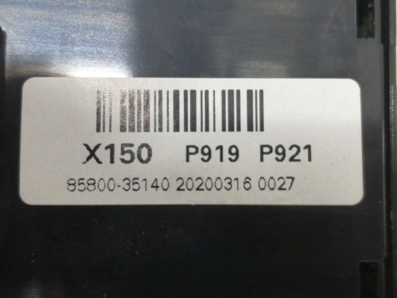 Recambio de mando luces para ssangyong tivoli limited 4x2 referencia OEM IAM 8580035140 20200316 X150P919P921