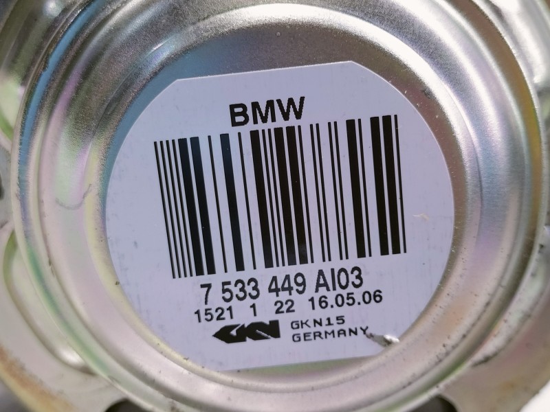 Recambio de transmision trasera izquierda para bmw serie 3 touring (e91) 320d referencia OEM IAM 7533449 1521122 