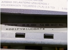 Recambio de airbag delantero izquierdo para volkswagen touareg (7la) 2.5 tdi referencia OEM IAM 7L6880201CT   2