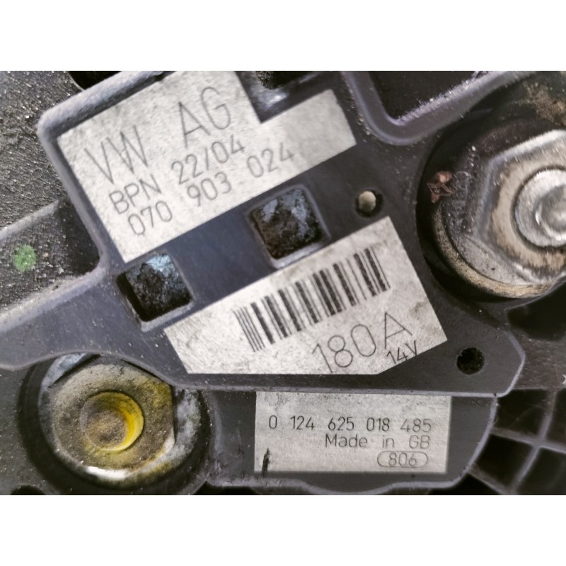 Recambio de alternador para volkswagen touareg (7la) 2.5 tdi referencia OEM IAM 070903024 0124625018 