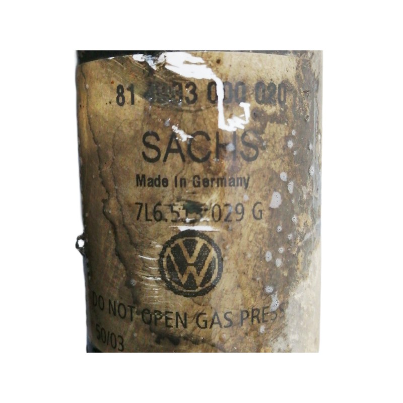 Recambio de amortiguador trasero izquierdo para volkswagen touareg (7la) 2.5 tdi referencia OEM IAM 7L6513029G 814033000020 
