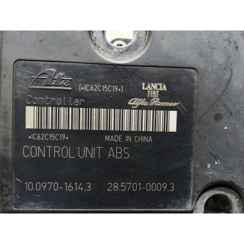 Recambio de abs para fiat doblo cargo basis kasten referencia OEM IAM 28570100093 0097016143 51902576 