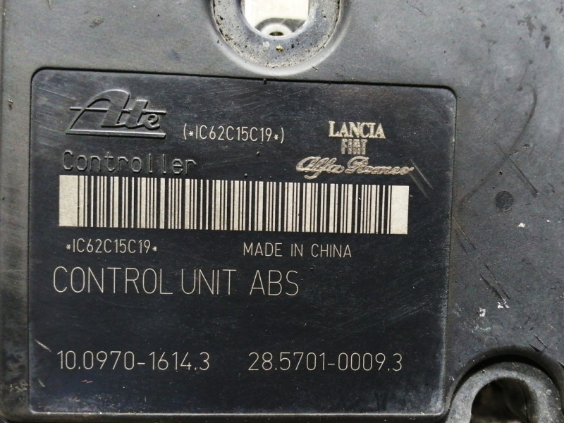 Recambio de abs para fiat doblo cargo basis kasten referencia OEM IAM 28570100093 0097016143 51902576 