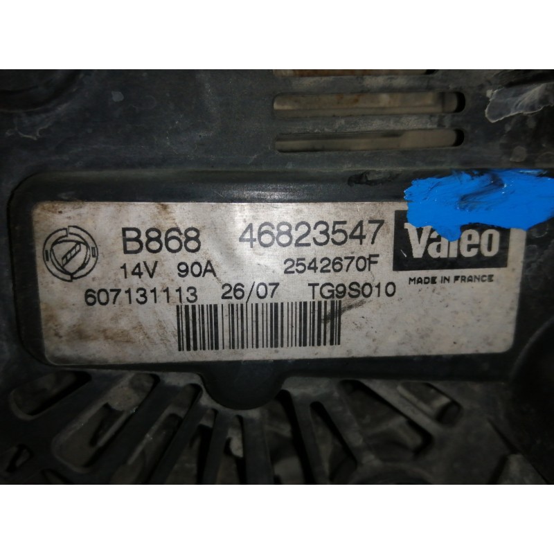 Recambio de alternador para fiat doblo (119) 1.3 16v multijet active com. (55kw) referencia OEM IAM 46823547 2542670F 607131113
