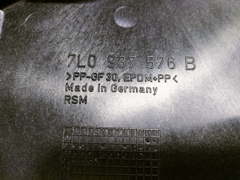 Recambio de caja reles / fusibles para volkswagen touareg (7la) 2.5 tdi referencia OEM IAM 7L0937576B  