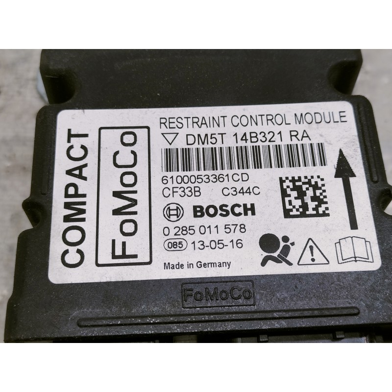 Recambio de centralita airbag para ford c-max titanium referencia OEM IAM DM5T14B321RA 0285011578 