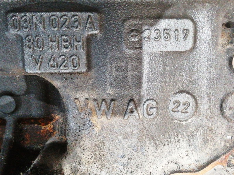 Recambio de bloque para audi q5 (8r) 2.0 tdi quattro (140kw) referencia OEM IAM 03N023A  BLOQUE MOTOR DESNUDO