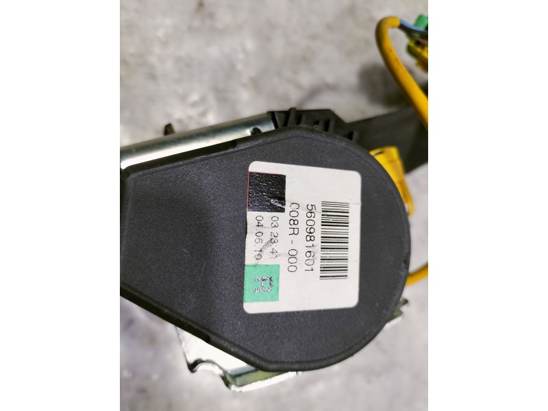 Recambio de cinturon seguridad delantero derecho para volkswagen touareg (7la) 2.5 tdi referencia OEM IAM 560981601  7L0857706H