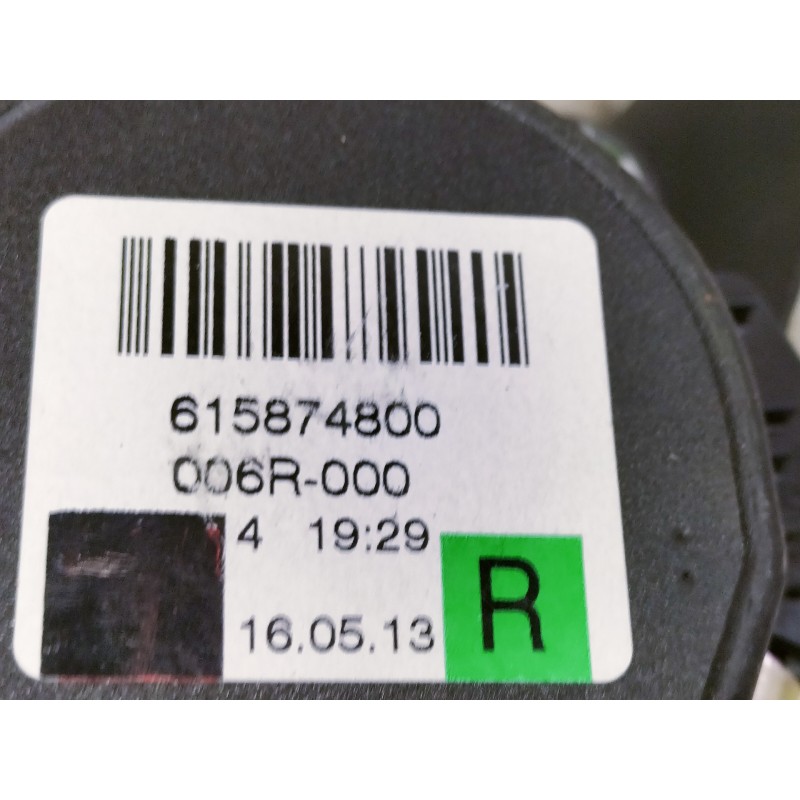 Recambio de cinturon seguridad delantero derecho para ford c-max titanium referencia OEM IAM 615874800 006R000 