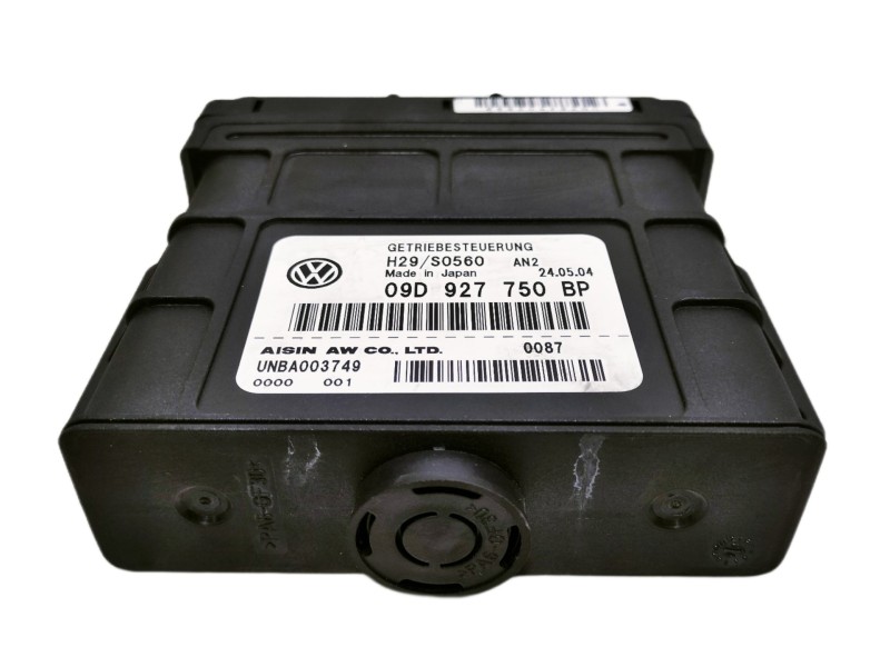 Recambio de centralita cambio automatico para volkswagen touareg (7la) 2.5 tdi referencia OEM IAM 09D927750BP  