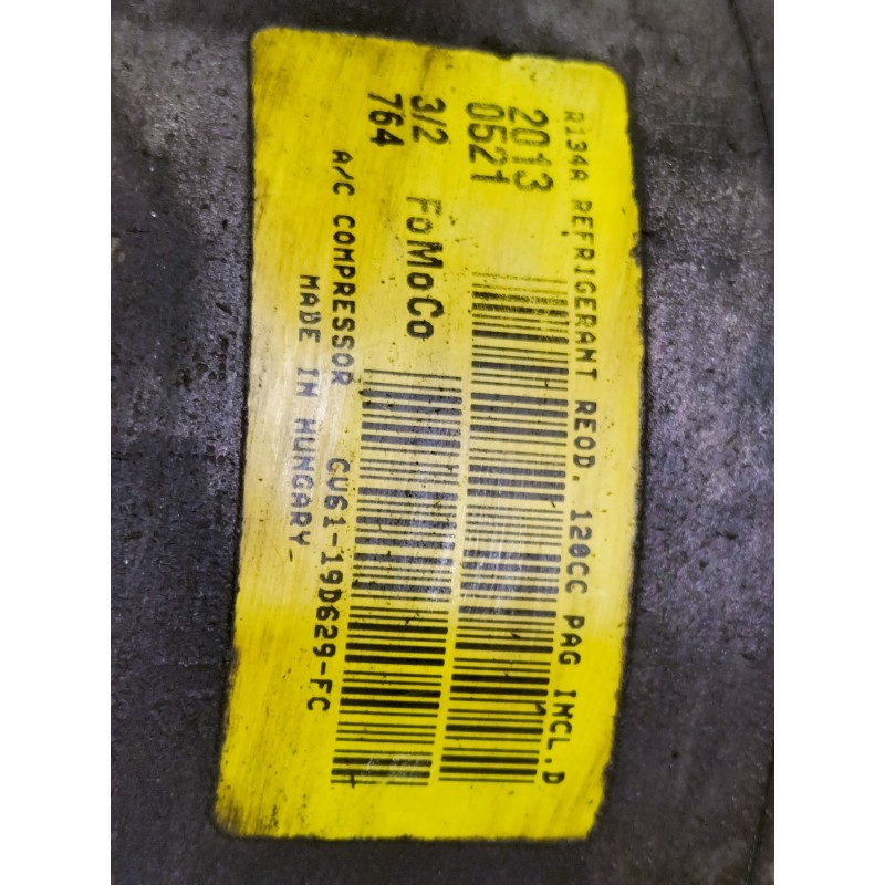 Recambio de compresor aire acondicionado para ford c-max titanium referencia OEM IAM CV6119D629FC DV6119D629FG 