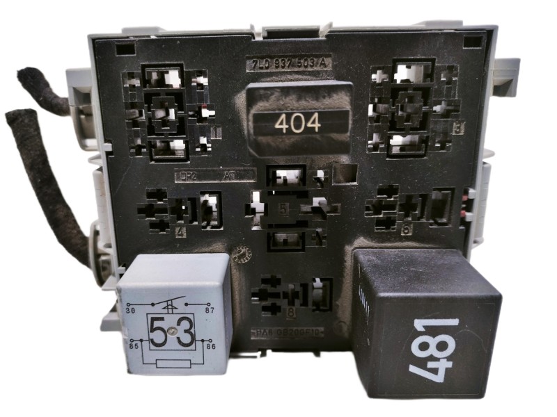 Recambio de caja reles / fusibles para volkswagen touareg (7la) 2.5 tdi referencia OEM IAM 7L0937503A  