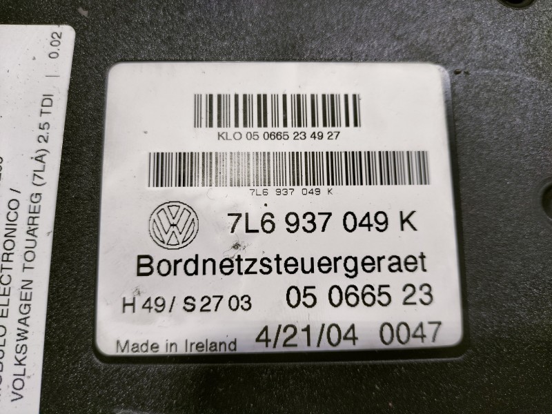 Recambio de modulo electronico para volkswagen touareg (7la) 2.5 tdi referencia OEM IAM 7L6937049K 05066523 