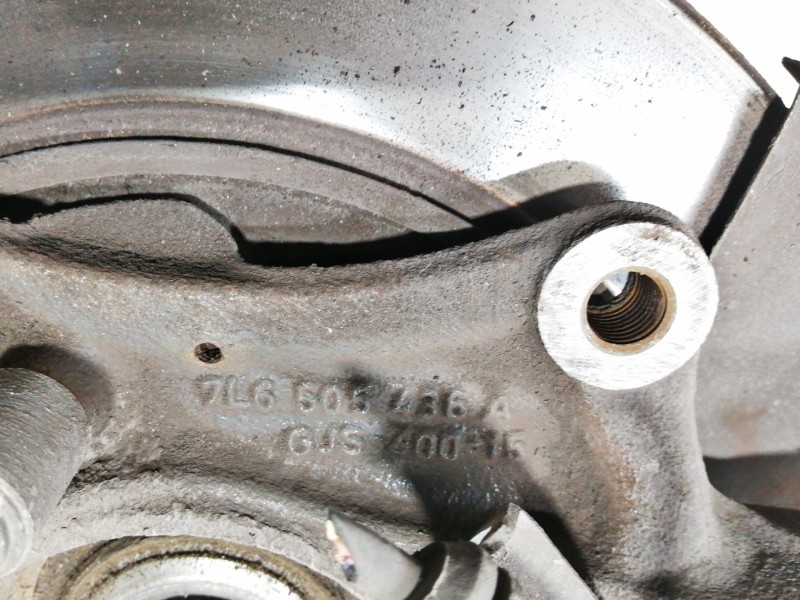 Recambio de mangueta trasera derecha para volkswagen touareg (7la) 2.5 tdi referencia OEM IAM 7L6505436A  