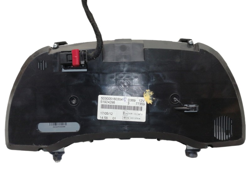 Recambio de cuadro instrumentos para fiat doblo cargo basis kasten referencia OEM IAM 51924298 503005160304 