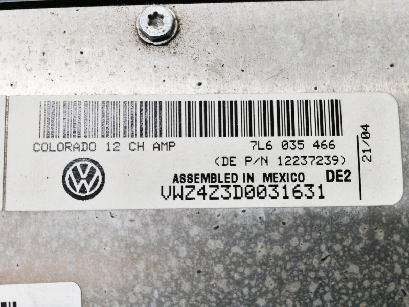 Recambio de modulo electronico para volkswagen touareg (7la) 2.5 tdi referencia OEM IAM 7L6035466  