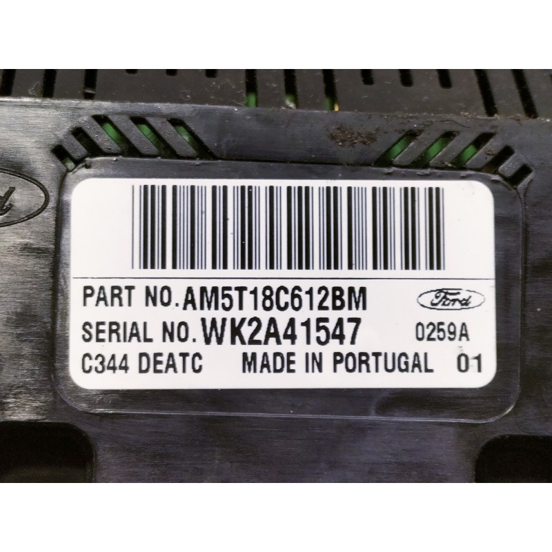 Recambio de mando calefaccion / aire acondicionado para ford c-max titanium referencia OEM IAM AM5T18C612BM 0259A 