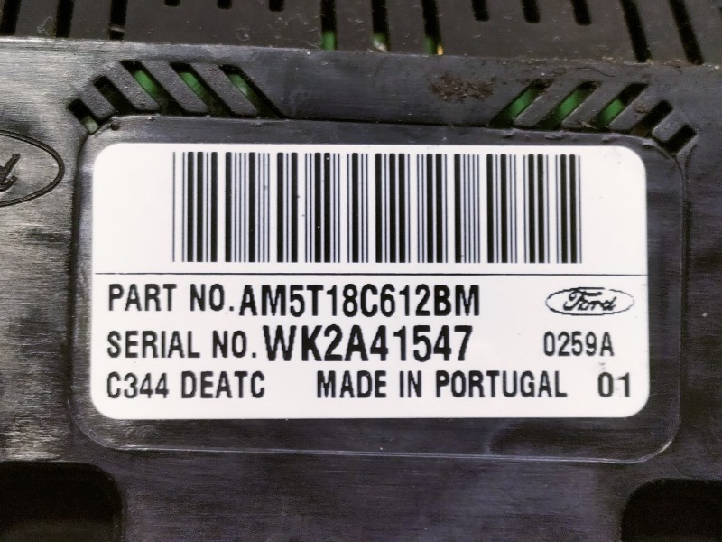 Recambio de mando calefaccion / aire acondicionado para ford c-max titanium referencia OEM IAM AM5T18C612BM 0259A 