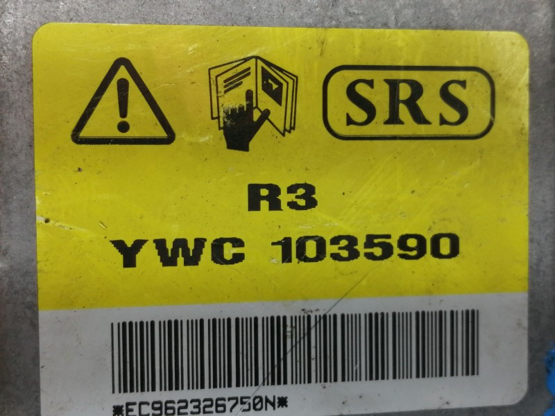 Recambio de centralita airbag para mg serie 200 (rf) 220 d (3-ptas.) referencia OEM IAM YWC103590  