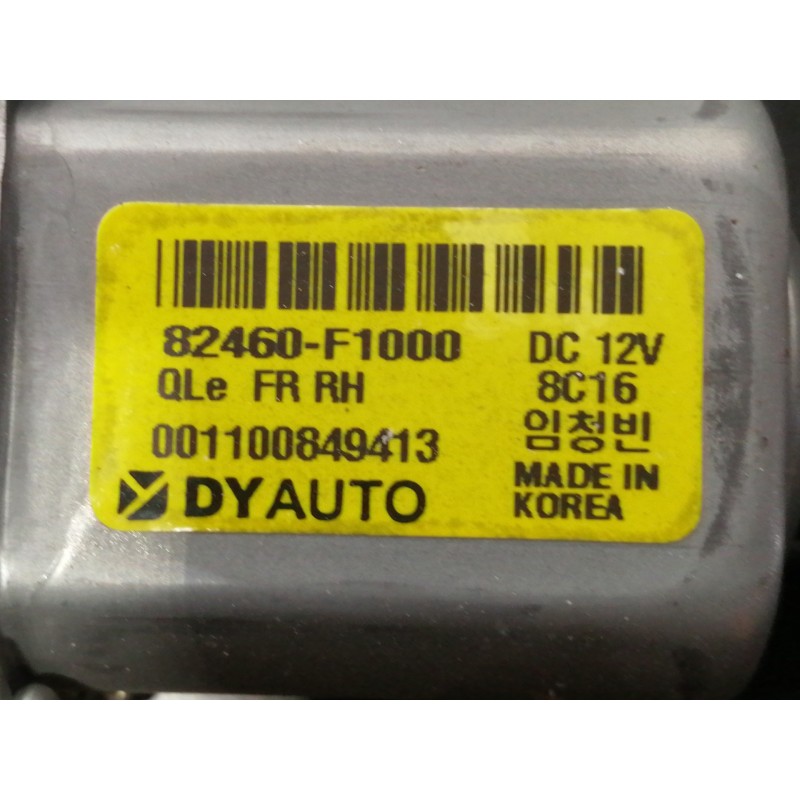 Recambio de elevalunas delantero derecho para kia sportage drive 2wd referencia OEM IAM 82480F1010 82460F1000 01100849413 928013