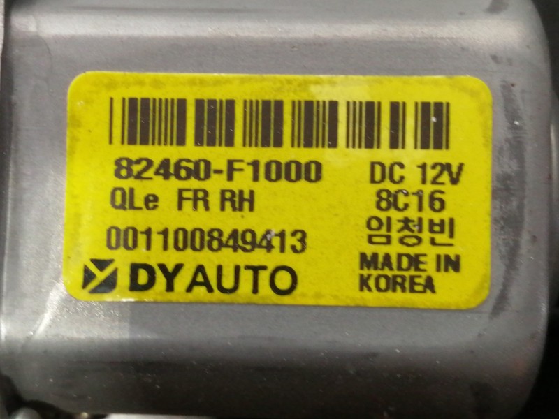 Recambio de elevalunas delantero derecho para kia sportage drive 2wd referencia OEM IAM 82480F1010 82460F1000 01100849413 928013