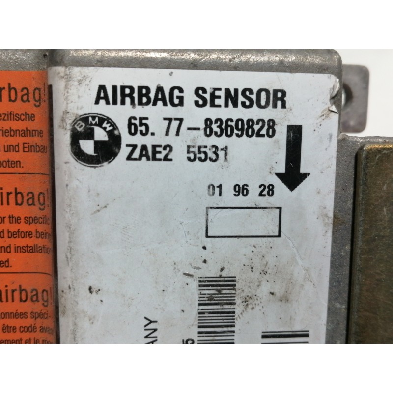 Recambio de centralita airbag para bmw serie 3 compacto (e36) 316g referencia OEM IAM 65778369828 ZAE25531 