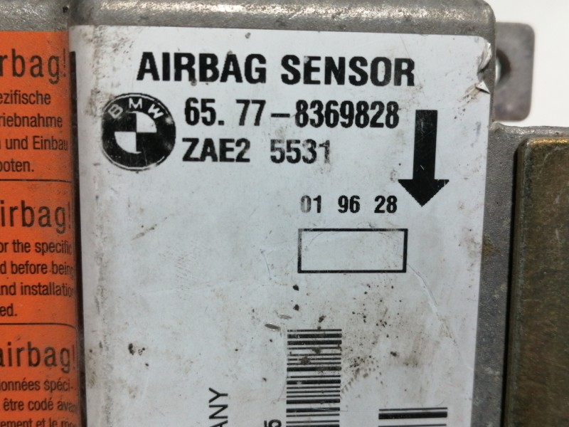 Recambio de centralita airbag para bmw serie 3 compacto (e36) 316g referencia OEM IAM 65778369828 ZAE25531 