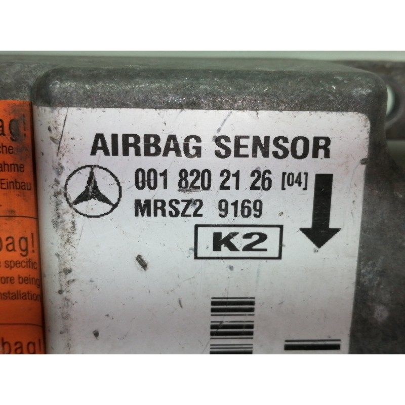 Recambio de centralita airbag para mercedes-benz clase e (w210) berlina 200 (210.035) referencia OEM IAM 0018202126  