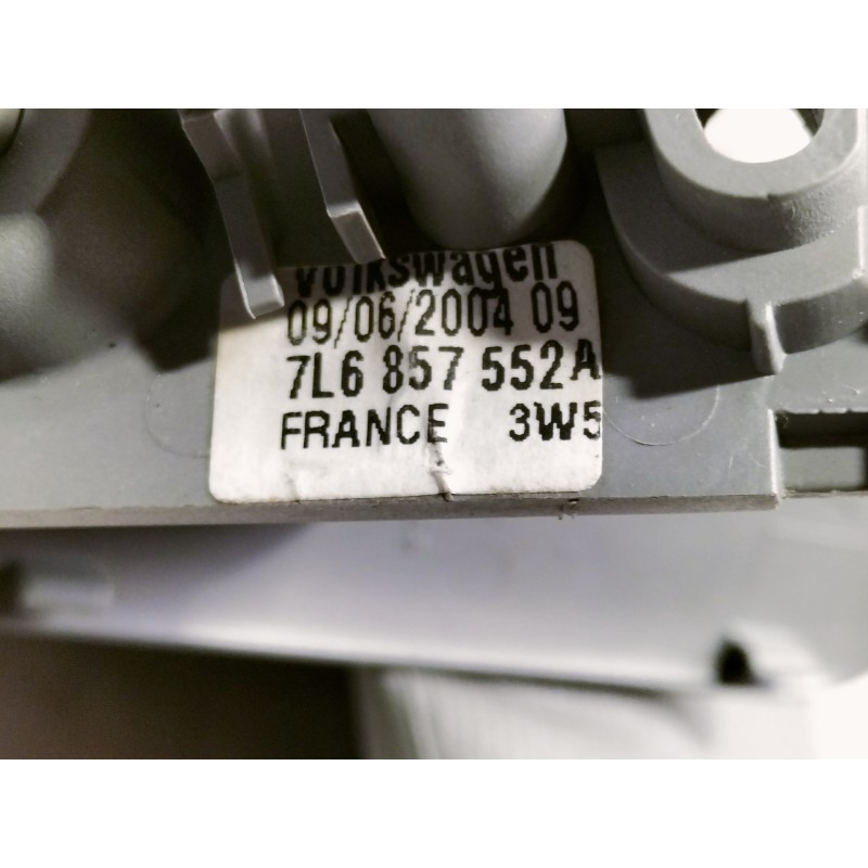 Recambio de parasol derecho para volkswagen touareg (7la) 2.5 tdi referencia OEM IAM 7L6857552A  