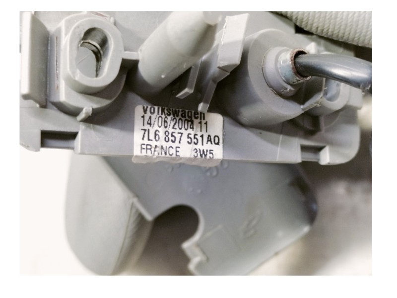 Recambio de parasol izquierdo para volkswagen touareg (7la) 2.5 tdi referencia OEM IAM 7L6857551AQ  