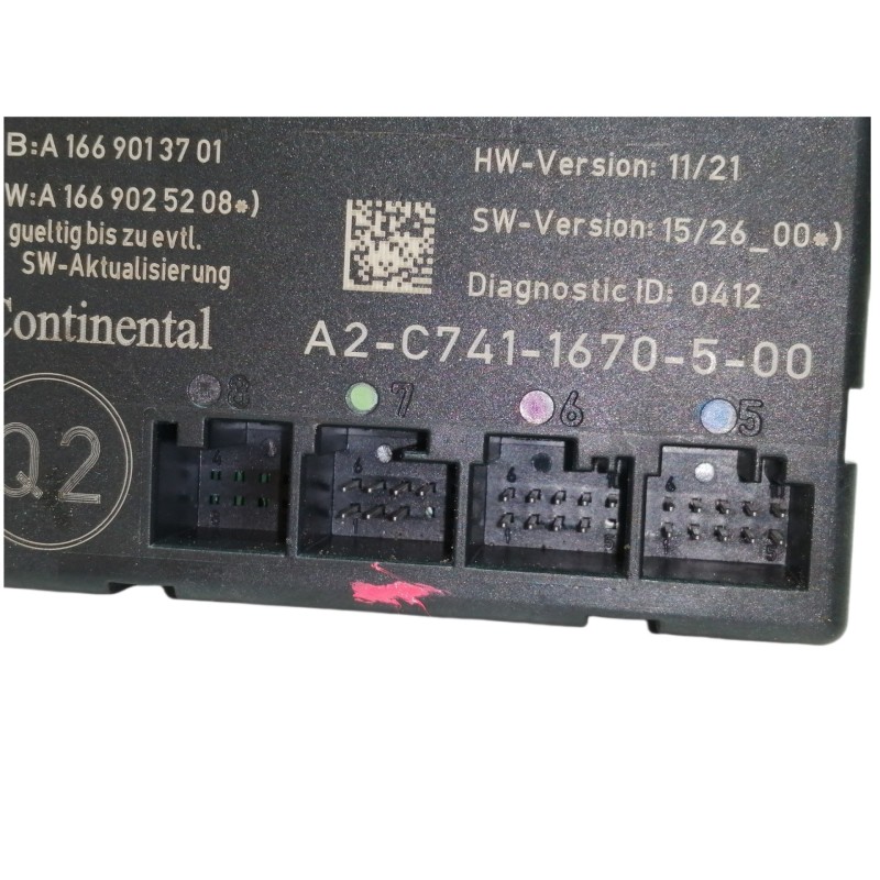 Recambio de modulo electronico para mercedes-benz clase gla (w156) gla 180 (156.942) referencia OEM IAM A1669000218 A1669013701 