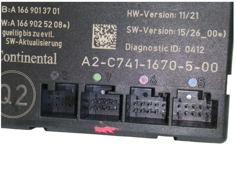 Recambio de modulo electronico para mercedes-benz clase gla (w156) gla 180 (156.942) referencia OEM IAM A1669000218 A1669013701 