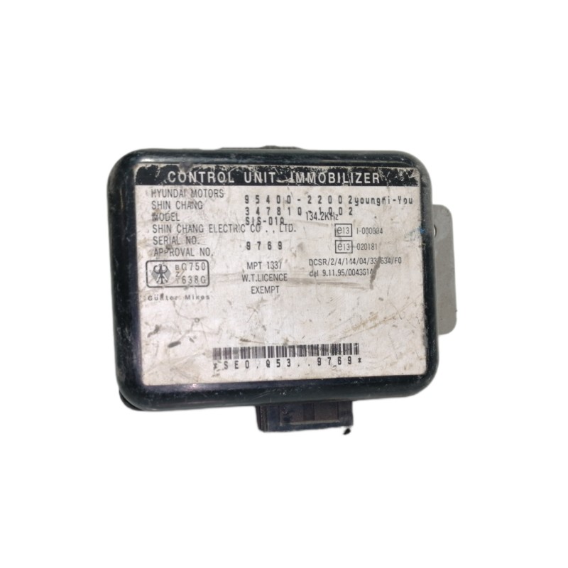 Recambio de centralita inmovilizador para hyundai accent (lc) gl 4p referencia OEM IAM 954002200  