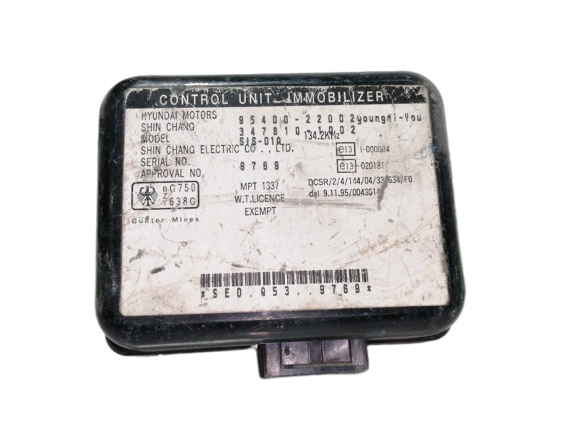 Recambio de centralita inmovilizador para hyundai accent (lc) gl 4p referencia OEM IAM 954002200  