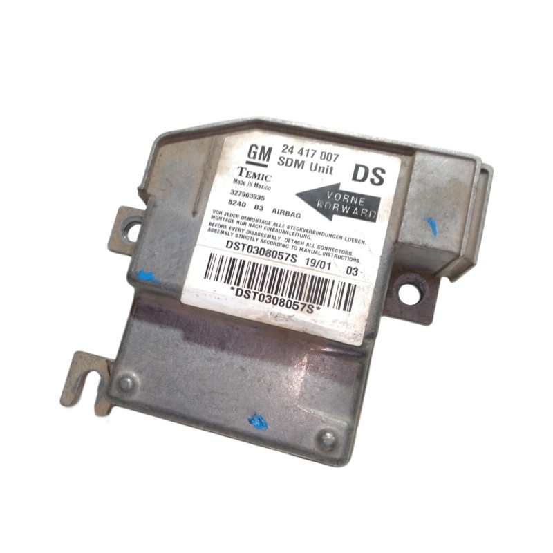 Recambio de centralita airbag para opel corsa c blue line referencia OEM IAM 24417007  