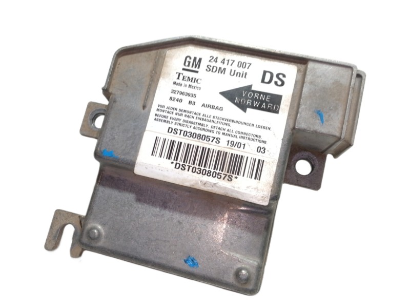 Recambio de centralita airbag para opel corsa c blue line referencia OEM IAM 24417007  