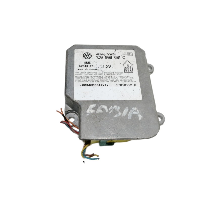 Recambio de centralita airbag para skoda fabia (6y2/6y3) classic referencia OEM IAM 1C0909601C 5WK43126 