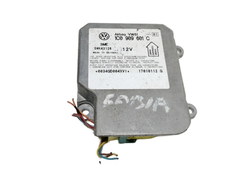 Recambio de centralita airbag para skoda fabia (6y2/6y3) classic referencia OEM IAM 1C0909601C 5WK43126 