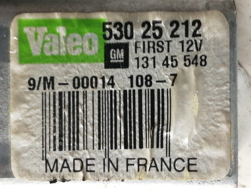 Recambio de motor limpia trasero para opel zafira b cosmo referencia OEM IAM 53025212 13145548 9M000141087 53844417 