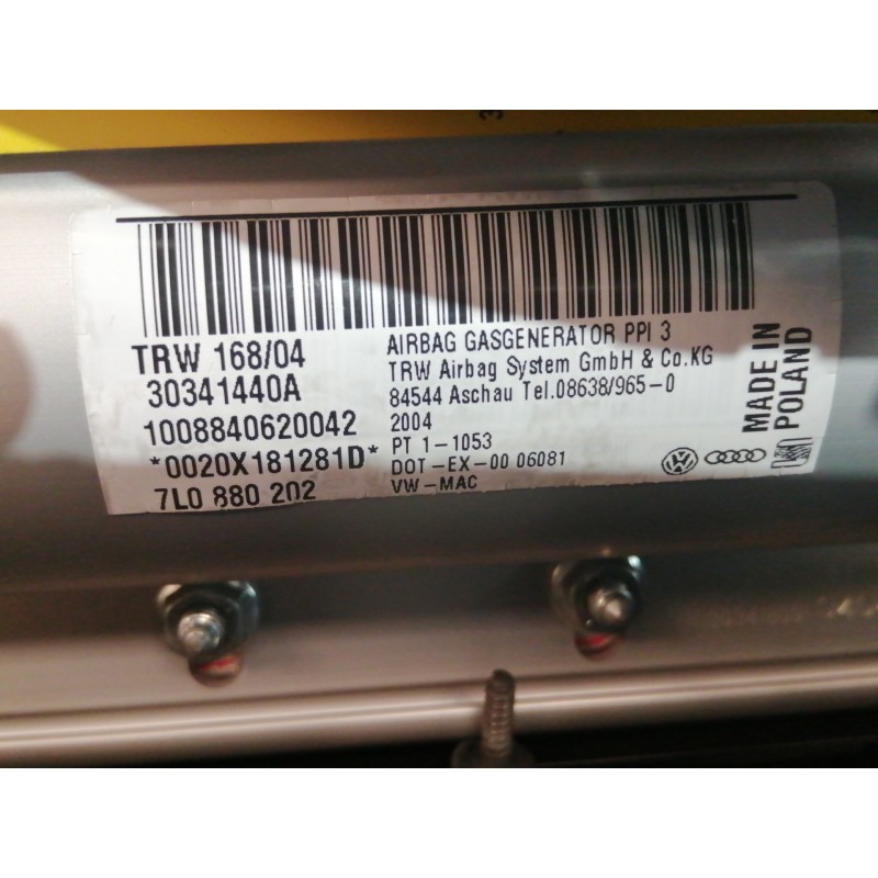 Recambio de salpicadero para volkswagen touareg (7la) 2.5 tdi referencia OEM IAM 7L6858451 7L0880202 7L6858904 